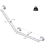 Barre de relèvement Grip 135° dimensions