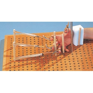 Set of 5 ties and spare leather for Canadian tray