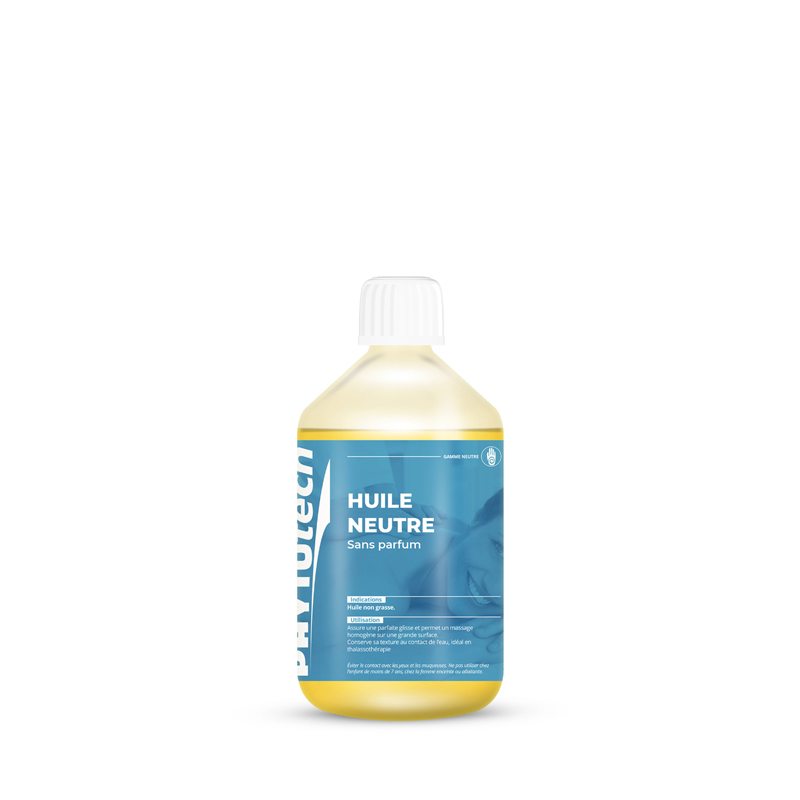 Huile neutre de massage Phytotech 500mL