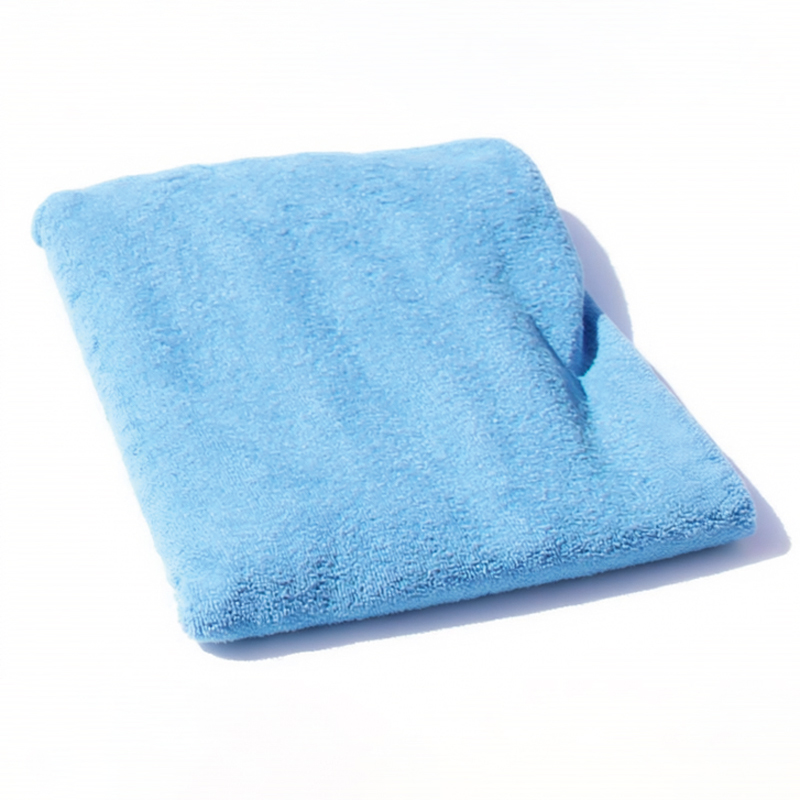 Housse éponge bleu aqua