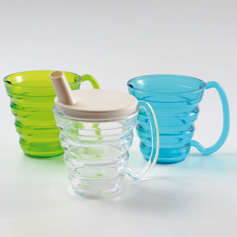 Couvercle pour tasse Ergo installé sur la gamme de tasses colorées - réf. 813093
