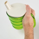 Utilisation du couvercle pour tasse Ergo avec paille intégrée - réf. 813093