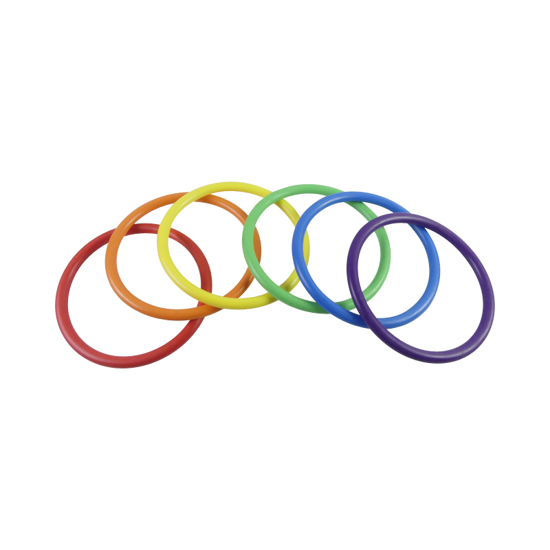 Lot de 6 anneaux d'activité multicolores - réf. 405047