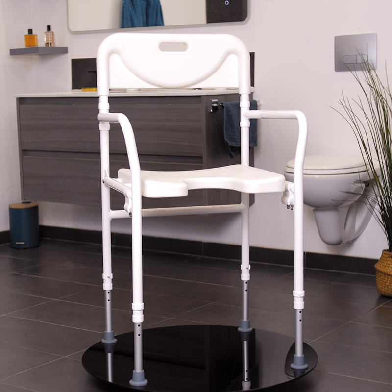 Chaise de douche pliante Tobago