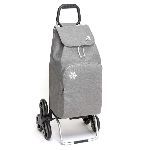 Trolley de courses monte-obstacles disponible en plusieurs couleurs