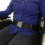 Ceinture de sécurité pour fauteuil, maintien de la personne