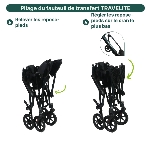 Fauteuil de transfert Travelite plaige 3
