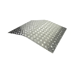 Rampe de seuil en aluminium à damier - réf. 826136