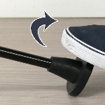 Pied auto-stable pour canne de marche, utilisation