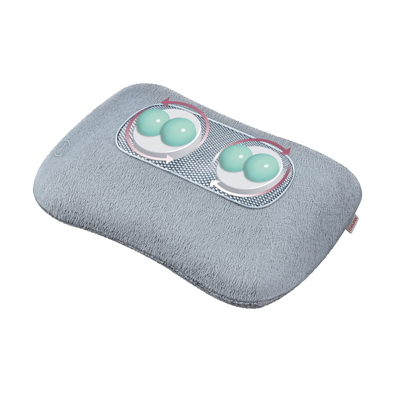 Coussin massage shiatsu, 4 têtes rotatives