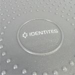 Logo Identités au centre de l'assiette d'équilibre gonflable Reflexo - réf. 834010