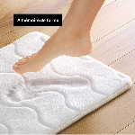 Tapis de sortie de douche et de baignoire à mémoire de forme