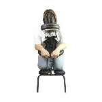 Utilisation de la chaise de massage pliante KinChair, vue de dos - réf. 827015