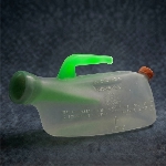 Urinal anti-reflux avec poignée phophorescente