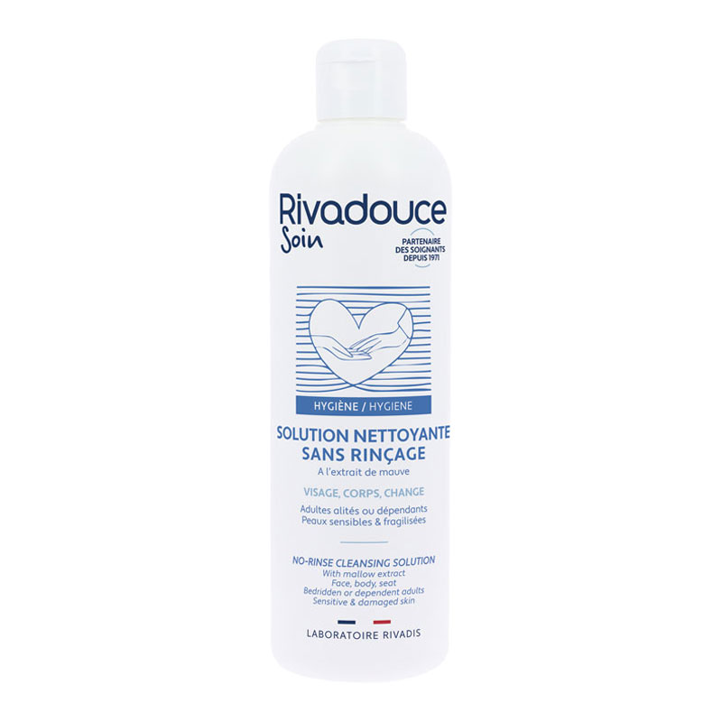 rivadouce solution sans rinçage pour visage corps change