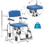 dimensions chaise de douche aston XL