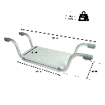 Siège de bain suspendu Zanzibar dimensions