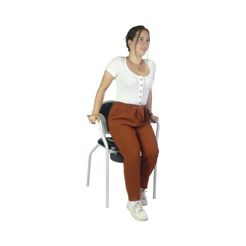 Chaise montauban fixe pour les personnes à mobilité réduite
