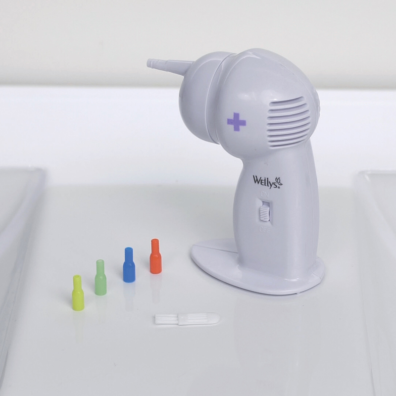 Aspir'oreille posé dans la salle de bain