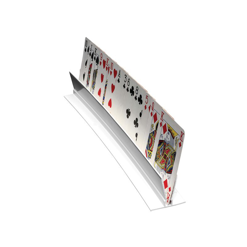 Support de cartes incurvé avec un jeu de cartes à jouer installé - réf. 851013
