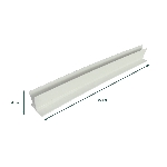 Fiche technique et dimensions du support de cartes incurvé - réf. 851013