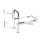 Appui de lit latéral Robust dimensions