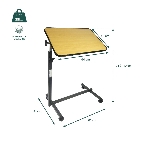 Fiche technique et dimensions de la table de lit avec plateau inclinable Simplex - réf. 823155