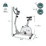 Fiche technique dimensions, poids, charge maximale et garanties du vélo d'appartement MED 518 Care -