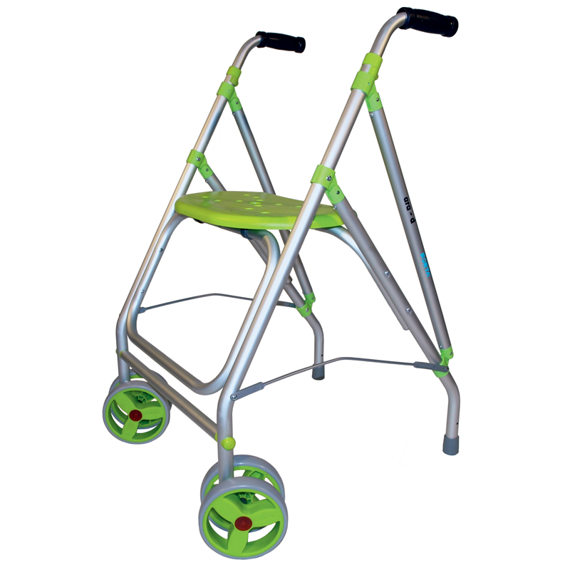 déambulateur pliable 2 roues