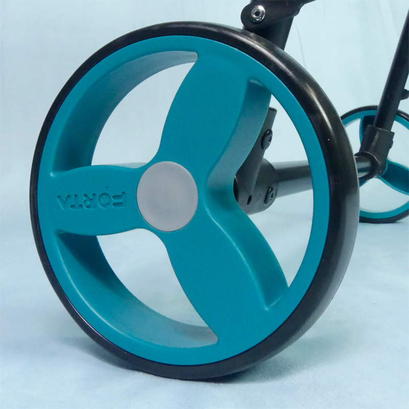 Roue du rollator 2 roues Air-On turquoise - réf. 826225TURQUOISE