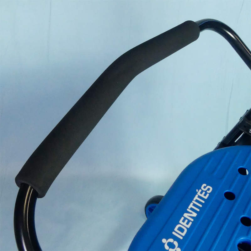 Dossier rembourré de sécurité du rollator 2 roues Air-On Plus bleu - réf. 826224BLEU