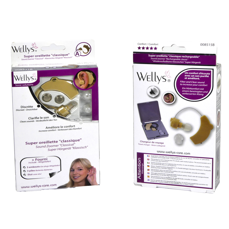 Aide auditive Classic packaging