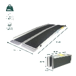 Fiche technique et dimensions de la rampe Ergo Easy pliable - réf. 825049