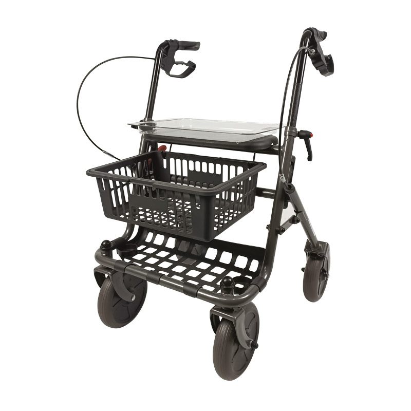 Rollator 4 roues Primo avec panier et tablette amovible - réf. 826236