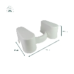 Fiche technique et dimensions du marchepied position naturelle - réf. 811145