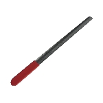 Chausse-pied long en métal avec manche mousse rouge - réf. 819144