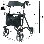 dimensions rollator neo strong