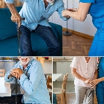 Bâton de randonnée éclairant