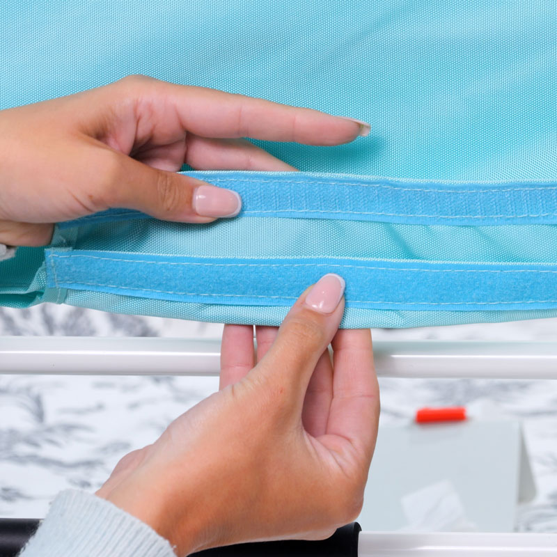 Barrière de sécurité Modulo Plus pour le lit avec une housse enlevable