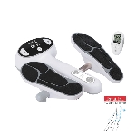 Stimulateur circulatoire Power Stepper Terraillon avec sa télécommande sans fil, vue 3/4 - réf. 8610