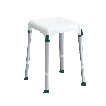 Tabouret de douche Capri compact blanc