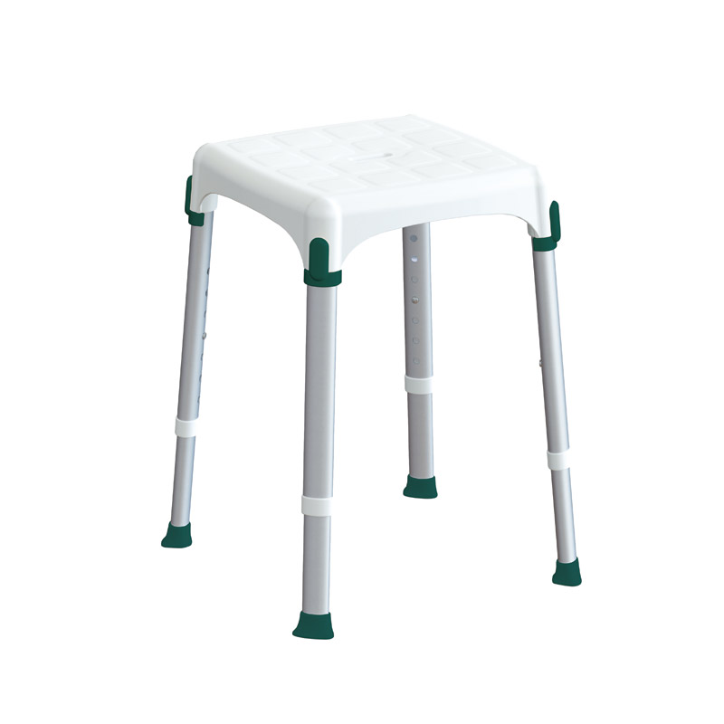Tabouret de douche Capri compact blanc