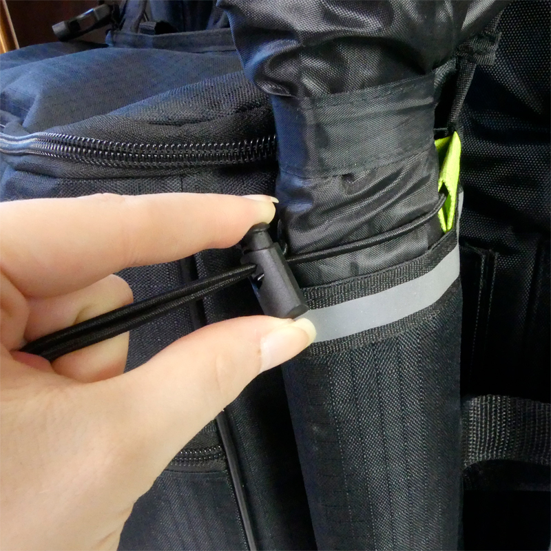 Cordon élastique de fermeture du porte-canne du sac pour fauteuil Prowheel - réf. 114043