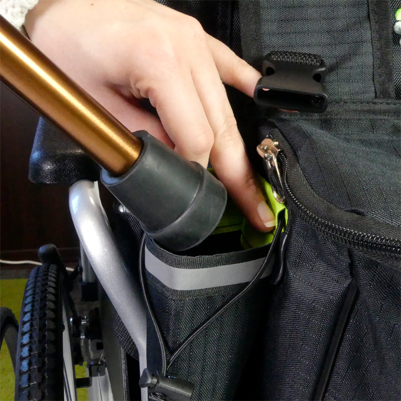 Porte-canne latéral du sac pour fauteuil Prowheel - réf. 114043