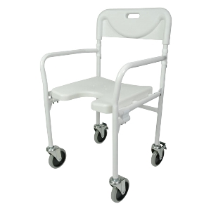 Tobago shower chair with castors