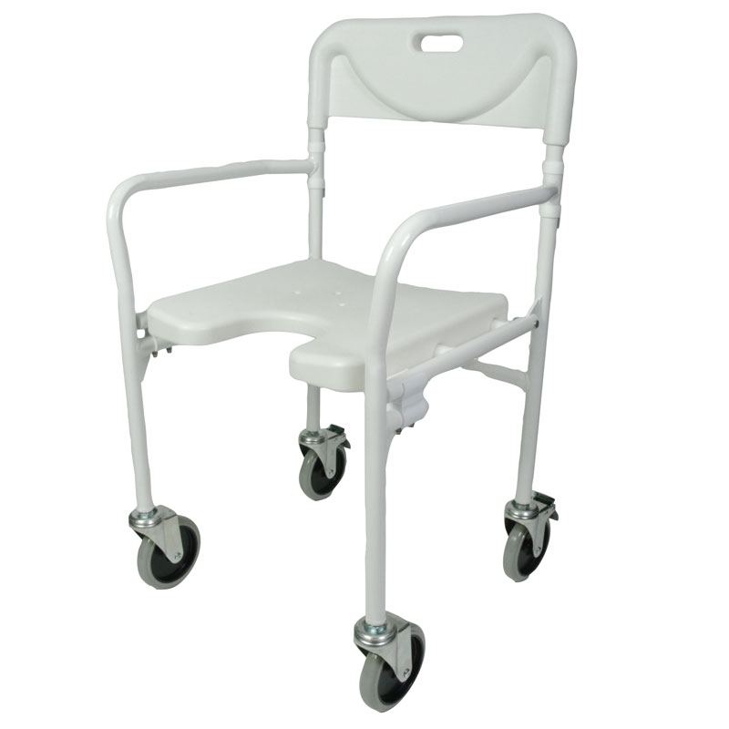 Tobago shower chair with castors