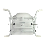 Fauteuil de bain pivotant Stromboli, vue de dessous avec mécanisme de fixation - réf. 812048