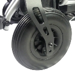 Roue arrière et poignée de manipulation du fauteuil électrique pliant Motorlight - réf. 875025