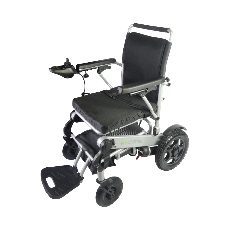 Fauteuil électrique pliant Motorlight, vue 3/4 déplié - réf. 875025