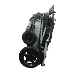 Fauteuil électrique pliant Motorlight replié, vue de profil - réf. 875025